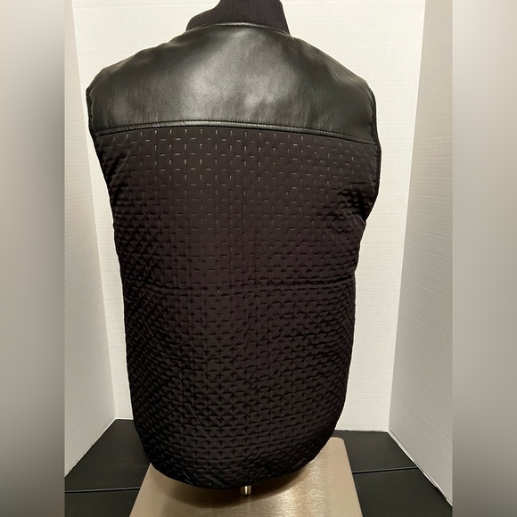 DKNY Black zip up Vest - Picture 2 of 5